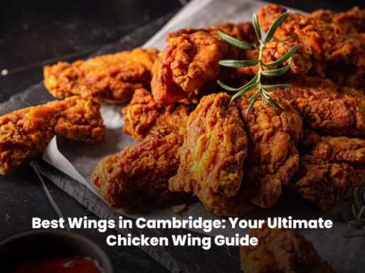 Delicious and crispy chicken wings served in Cambridge, perfect for any occasion.