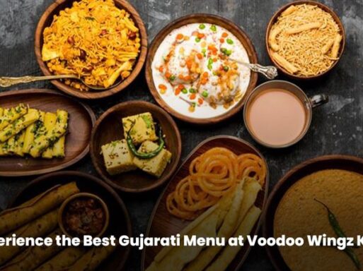 Gujarati thali served at Voodoo Wingz KWC