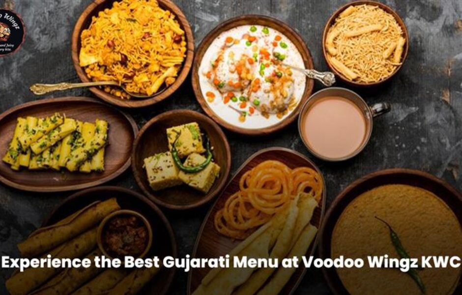 Gujarati thali served at Voodoo Wingz KWC