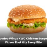 Voodoo Wings KWC chicken burger with fresh lettuce and tomato