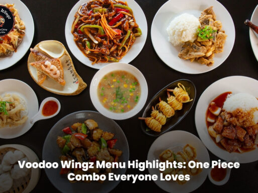 One Piece Combo from Voodoo Wingz – crispy chicken with sides, a favorite menu choice