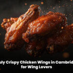 Crispy golden chicken wings served fresh in Cambridge