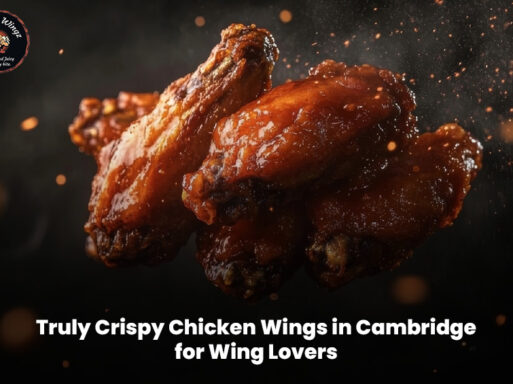 Crispy golden chicken wings served fresh in Cambridge